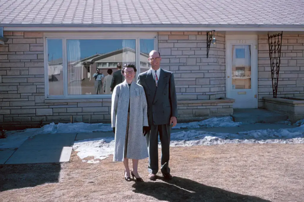 Chuck and Hanna Groathouse original owners of Groathous Construction or Charles Groathouse, General Contractor