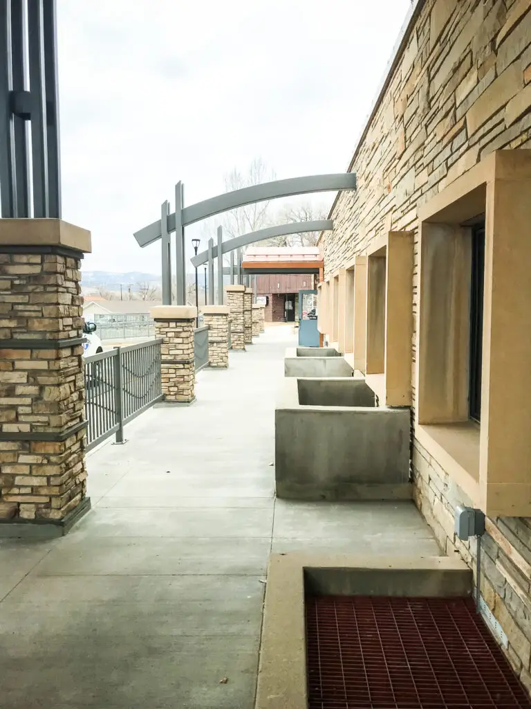 Post construction of the Gottsche Rehab & Wellness Center completed by Groathouse Construction in Thermopolis, WY