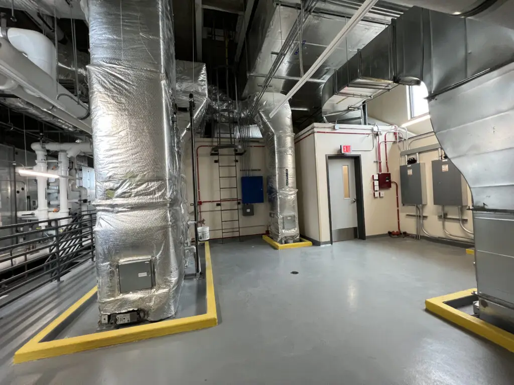 Post renovation of the Memorial Hospital of Sweetwater County basement in Rock Springs, Wyoming completed by Groathouse Construction