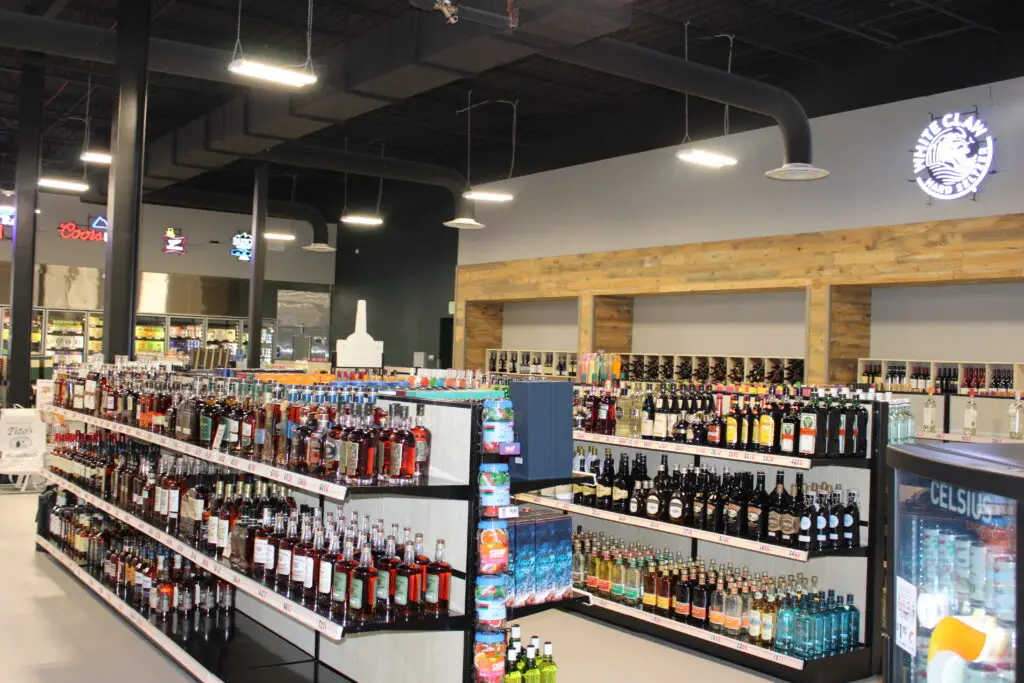 Post-renovation of the Cheyenne Business Center Liquor Store in Cheyenne, Wyoming completed by Groathouse Construction