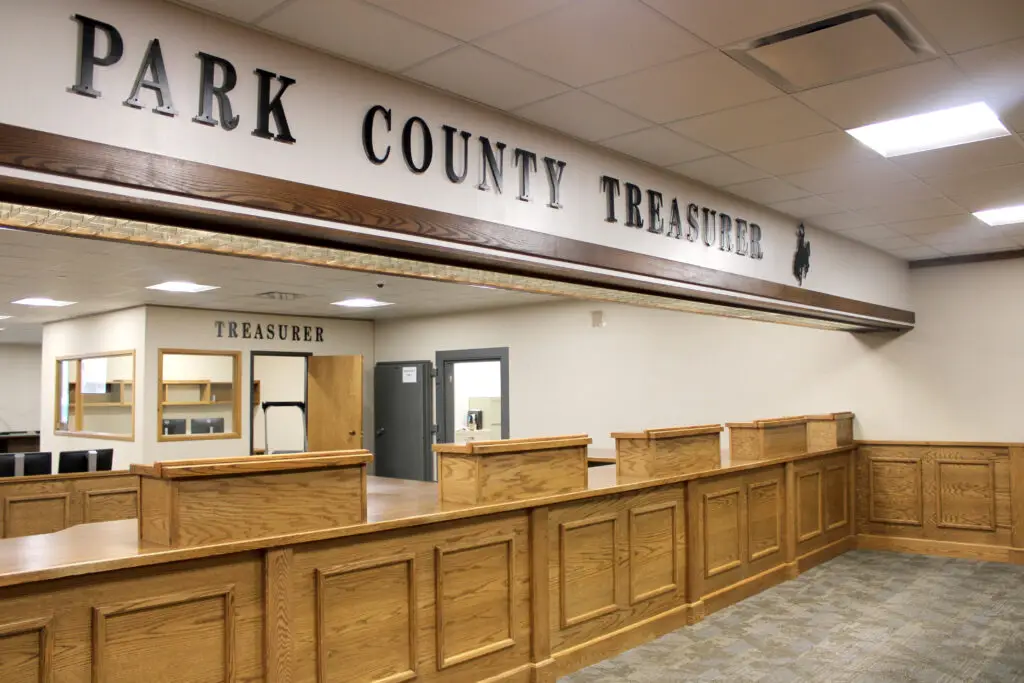 Post construction image of Park County Courthouse completed by Groathouse Construction