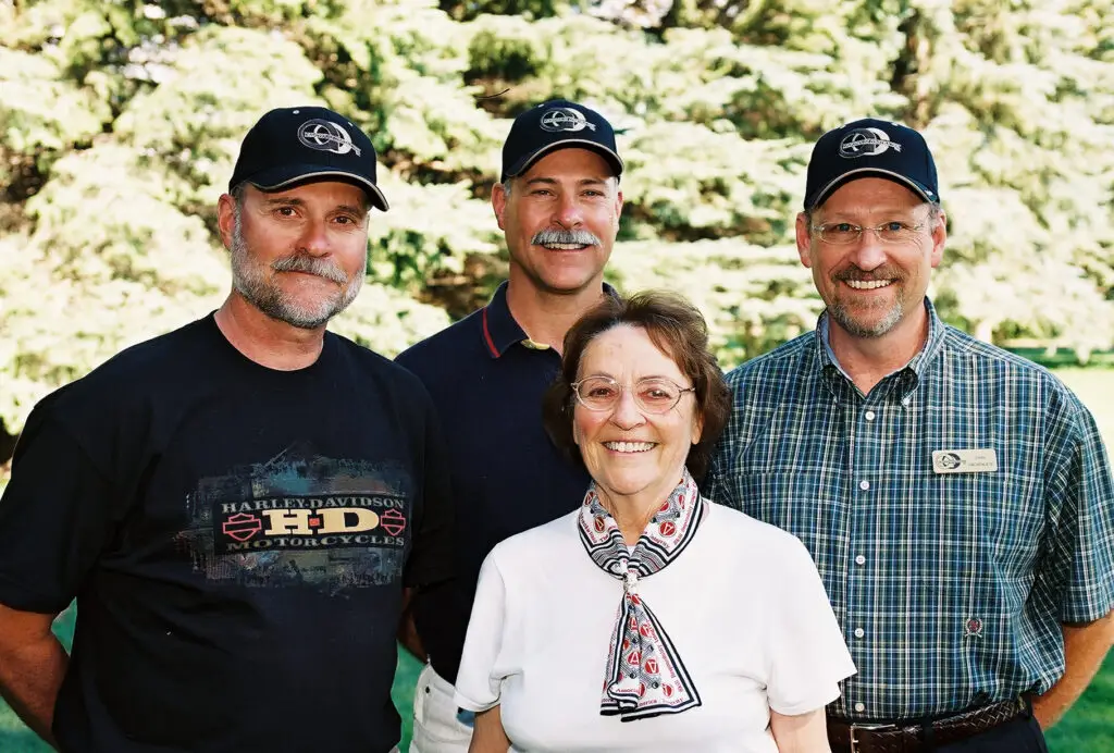 Photo of the second generation of leadership for Groathouse Construction