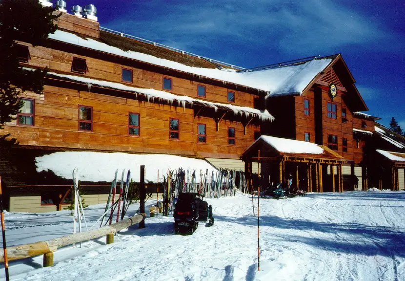Snow Lodge site in Yellowstone National Park was site of winter construction project by Groathouse Construction.